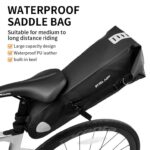 ESLNF Large Capacity Waterproof Road Mountain Bike Tail Bag MTB Bicycle Saddle Bag