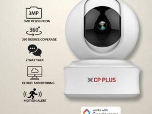 CP PLUS E38Q 3MP Full HD Smart Wi-Fi CCTV Camera | 360° Pan & Tilt