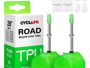 Ultralight 700C Bike Inner Tube 38g TPU Road Bicycle Tube 28'' 700 x 18 23 25 28 30 32C Metal Valve French(Presta Valve) 60mm Super Light