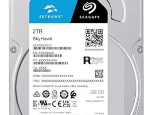 Seagate Skyhawk 2 TB Surveillance Internal Hard Drive HDD – 3.5 Inch Security Camera System with Drive Health Management, with 3 yr Rescue Data Recovery Services (ST1000VX013)
