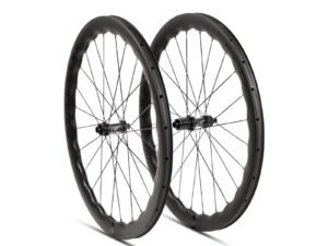 RETROSPEC 50-45mm 28mm Rim Depth Disc Brake Road Bike 700C Carbon Fiber Wheelset with 24 Spokes